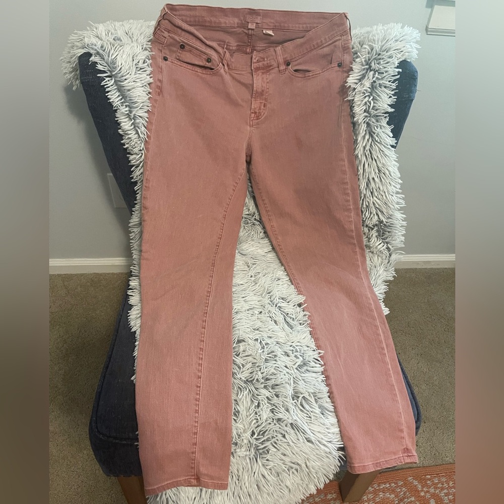 J.Crew Red stretch jeans